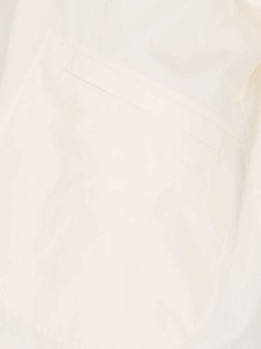 Jil Sander Logo Single-Breasted Jacket – Off-White