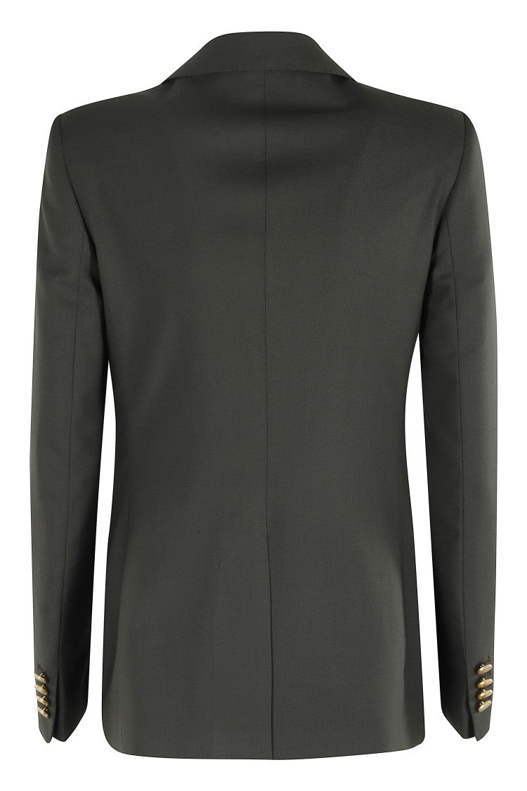Tagliatore Tailored Green Suit With Mono-Breasted Blazer And Structured Fit