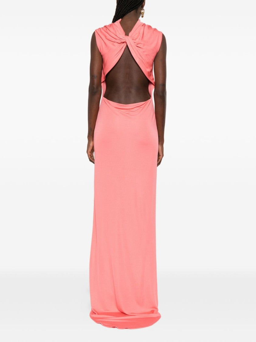 Tom Ford Asymmetric High-Low Train Dress