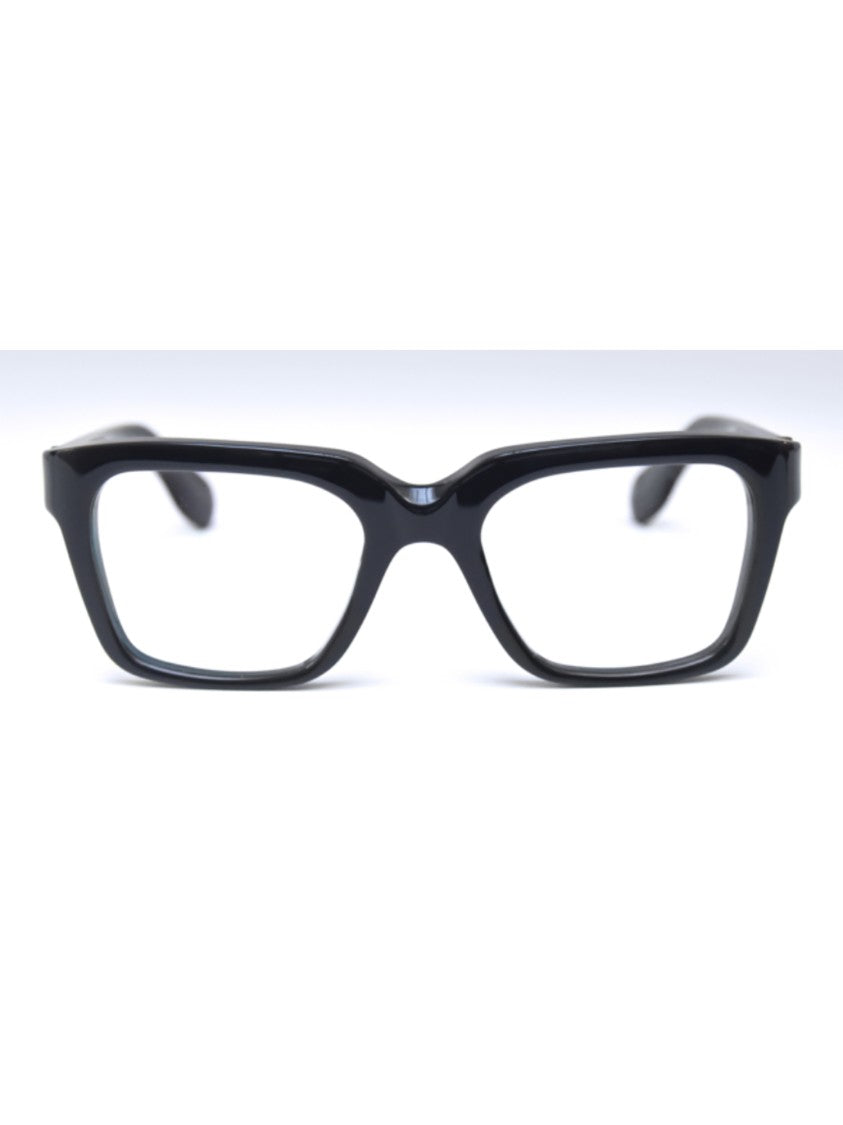 Kiurv Grey Acetate Optical Frames With Bold Rectangular Design