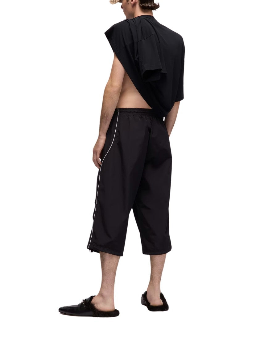 Gucci Black Interlocking G Cotton-Nylon Bermuda Shorts