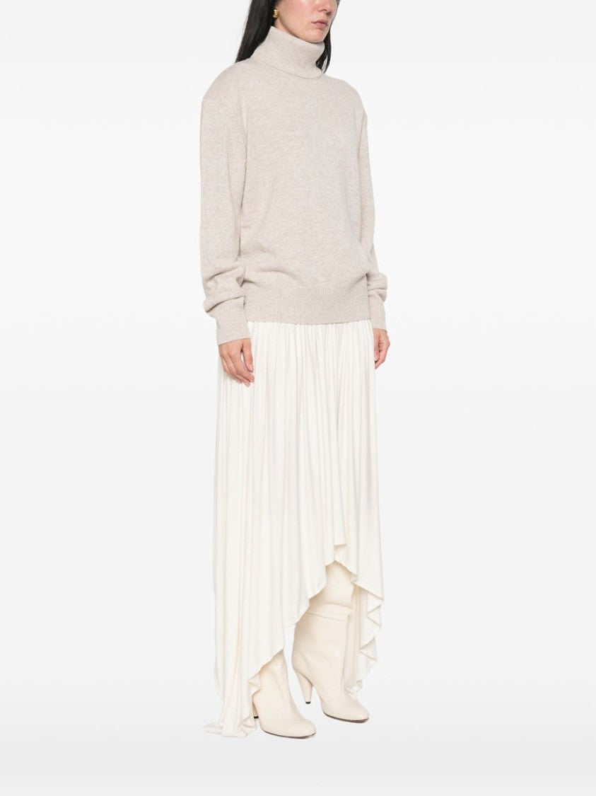 The Frankie Shop Turtleneck Ribbed Knit Sweater