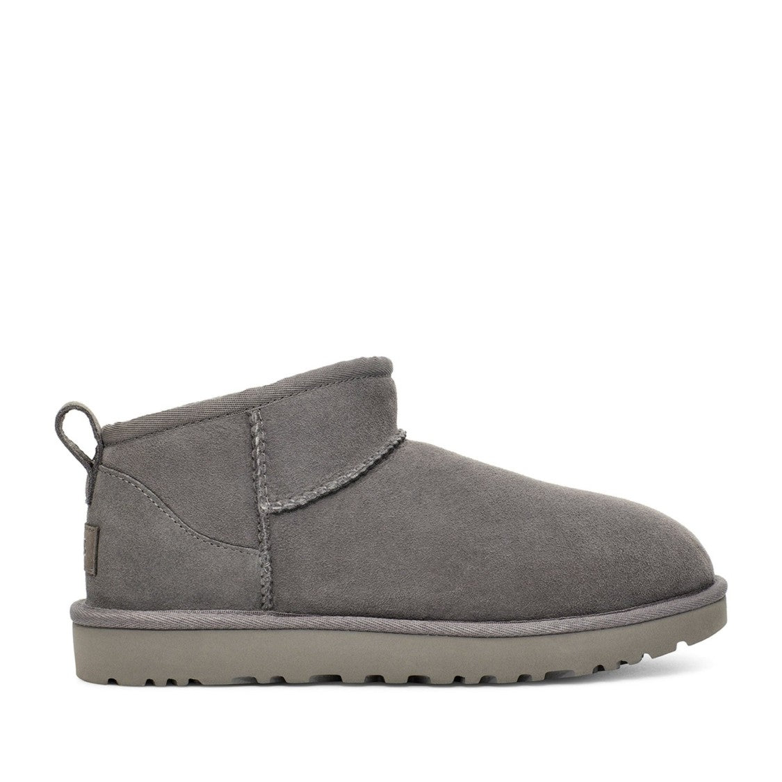 Ugg Gray Classic Ultra Mini Sheepskin Boots