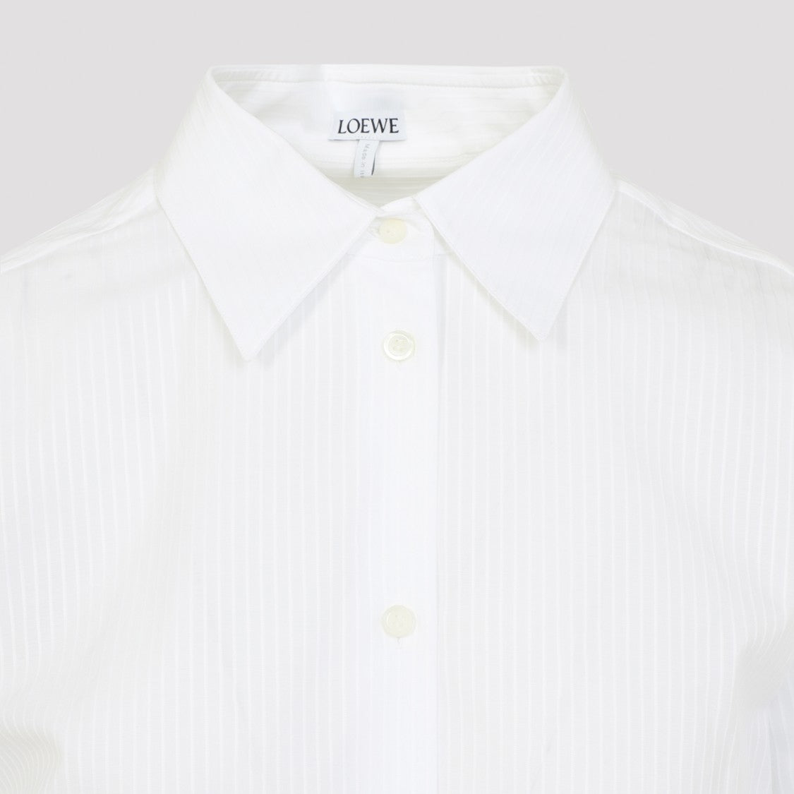 Loewe Crafted White Cotton Shirt