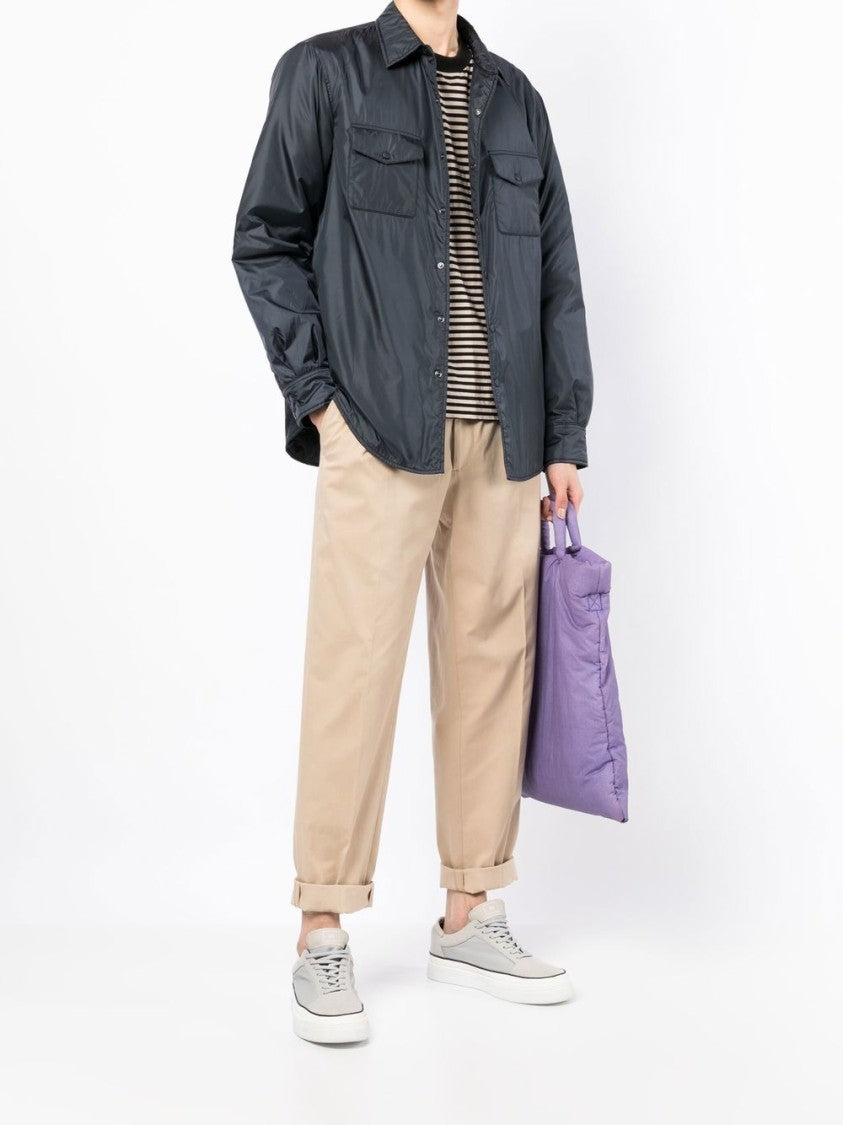 Aspesi Shiny-Finish Flap Pockets Shirt