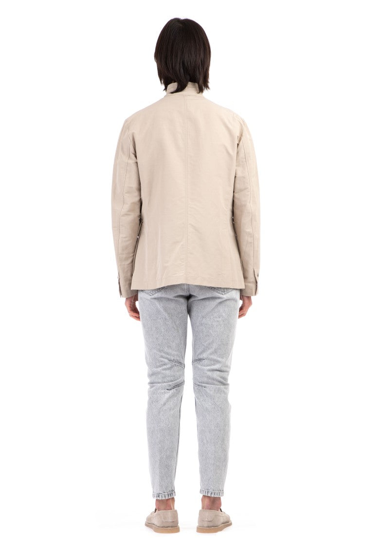 Eleventy Zegna Linen Snap Jacket