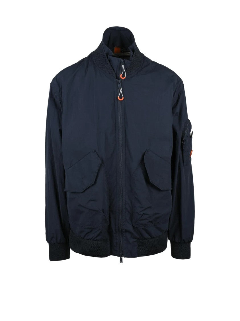 Dekker Double Zip Jacket Featuring High Collar And Functional Pockets