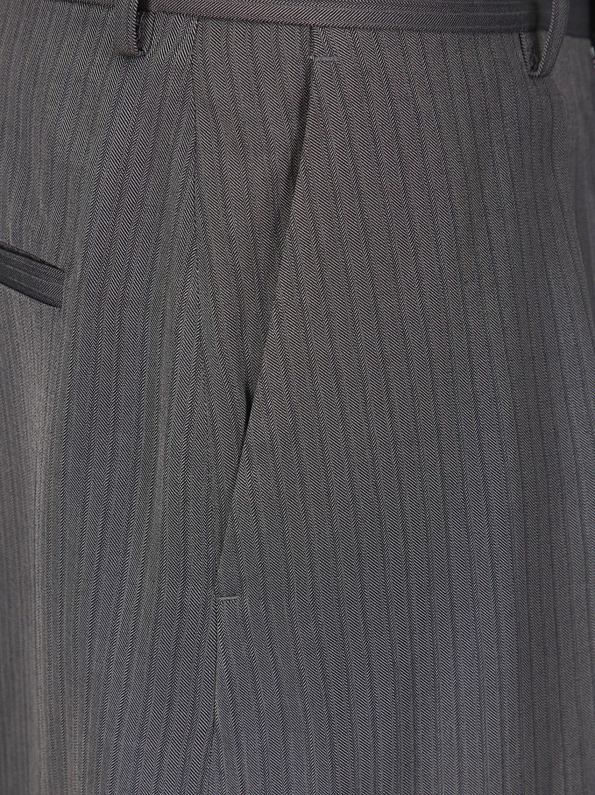 Acne Studios Tailored Trousers With Modern Silhouette And Smooth Finish