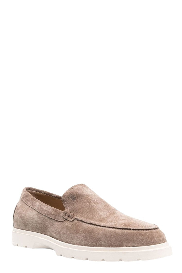 Tod's Beige Summer Hybrid Moccasin 59K Suede Loafers