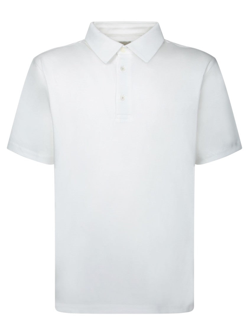 Paul Smith White Cotton Polo Shirt With Tailored Fit