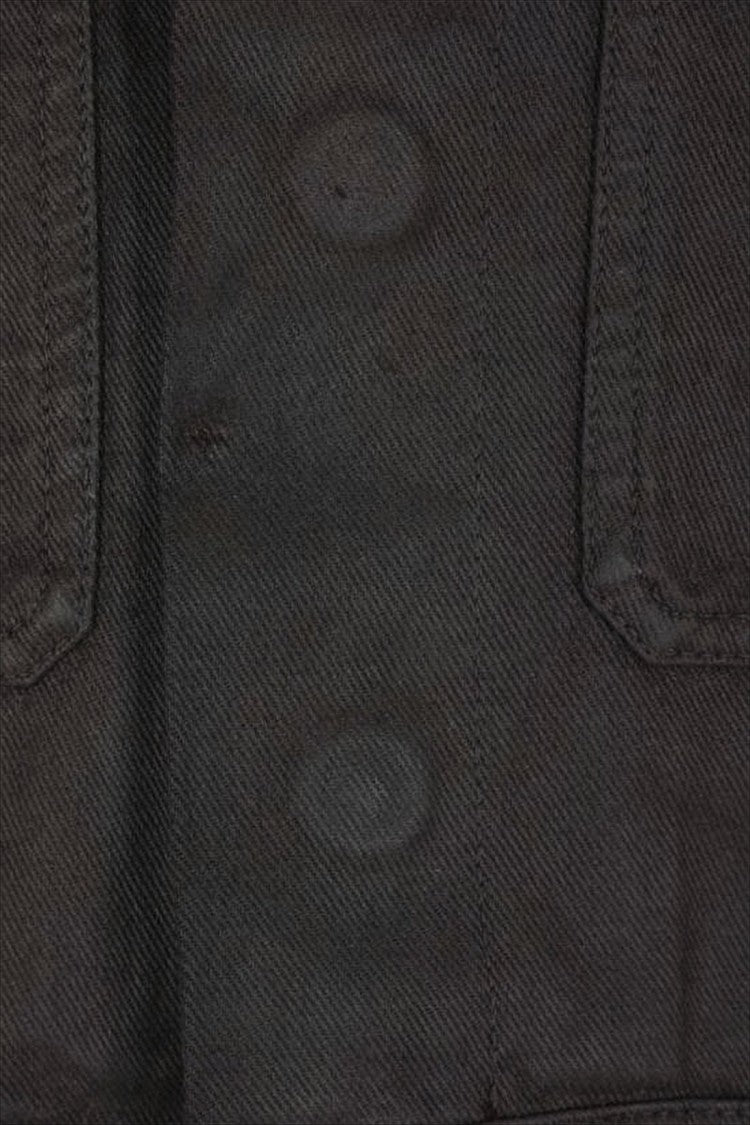 Lemaire Cropped Denim Jacket With Classic Collar