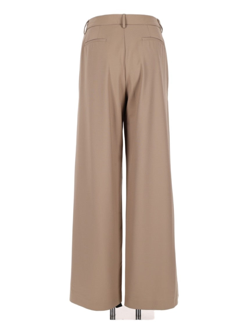 Fabiana Filippi Wide-Leg Tailored Pants With High Waist And Clean Closure