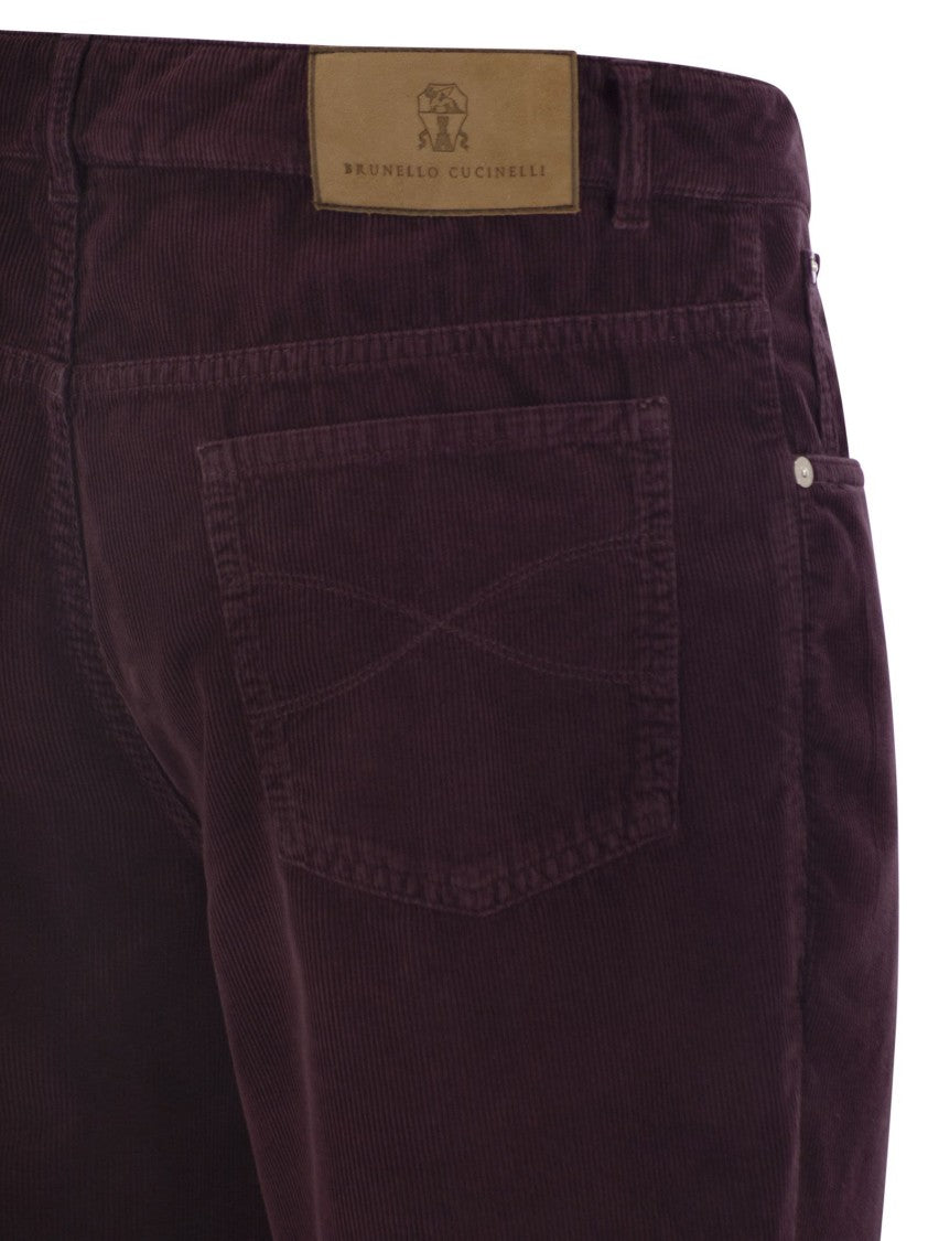 Brunello Cucinelli Five-Pocket Italian Fit Trousers