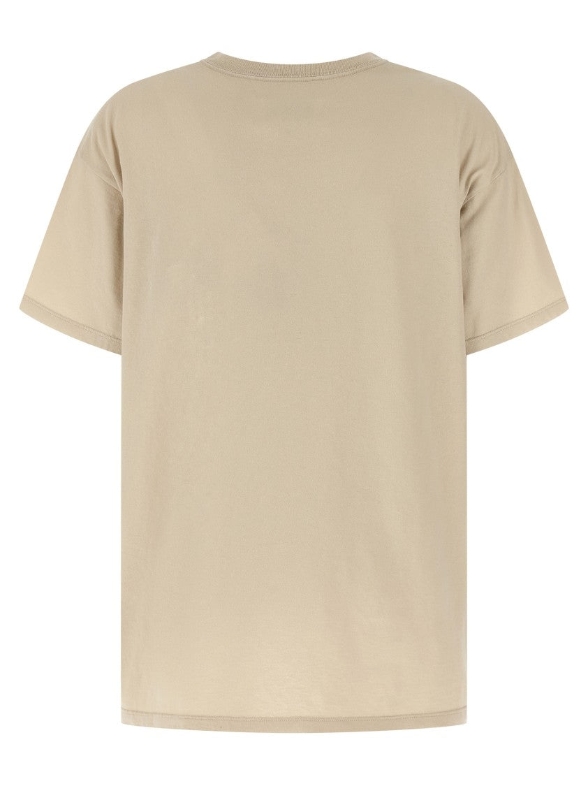 Maison Margiela Relaxed Fit Cotton T-Shirt With Handwritten Logo Print