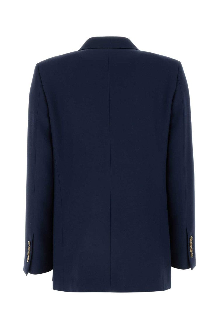 Valentino Garavani Navy Blue Wool Blazer