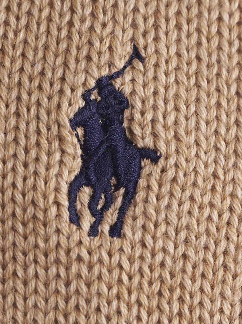 Polo Ralph Lauren Classic Crew Neck Pullover Sweater With Embroidered Logo