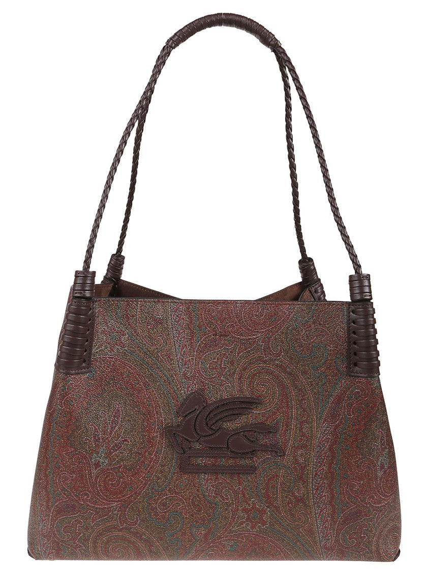 Etro Medium Libra Arnica Paisley Tote Bag