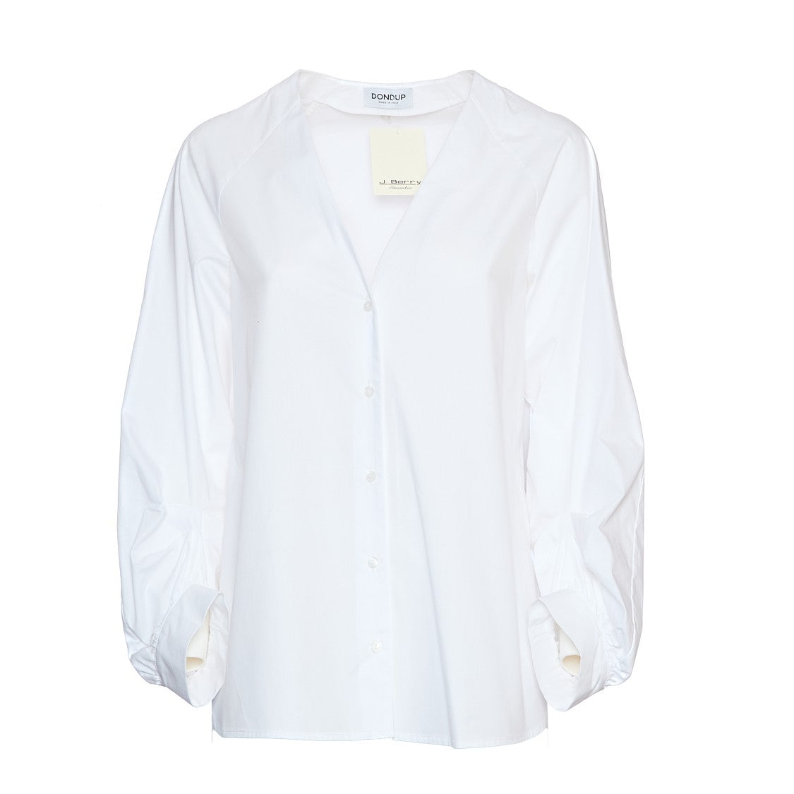 Dondup Pristine White Button-Down Shirt