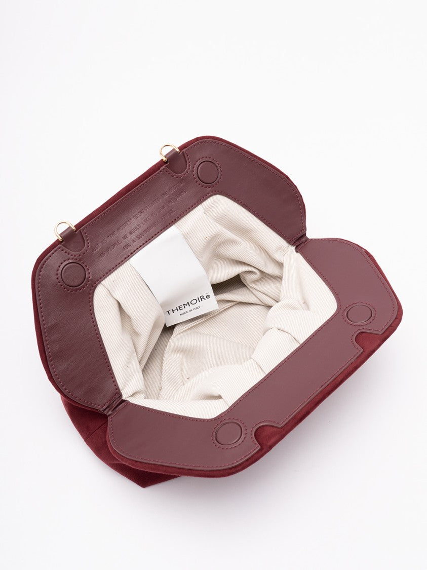 Themoirè `Tia Suede` Clutch Bag