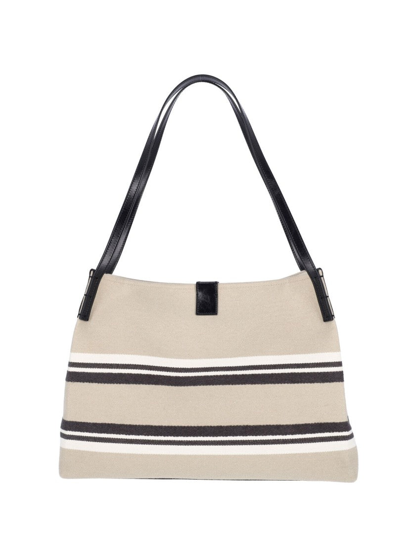 Balmain White Bag With Sleek Design