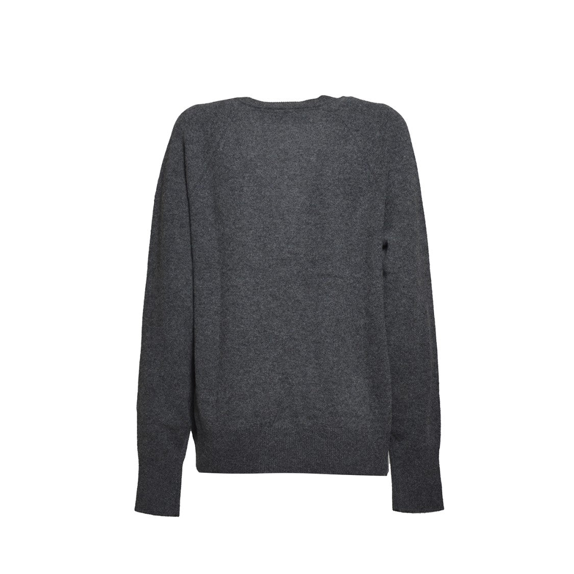 Equipment Grey Cashmere V-Neck Sweater