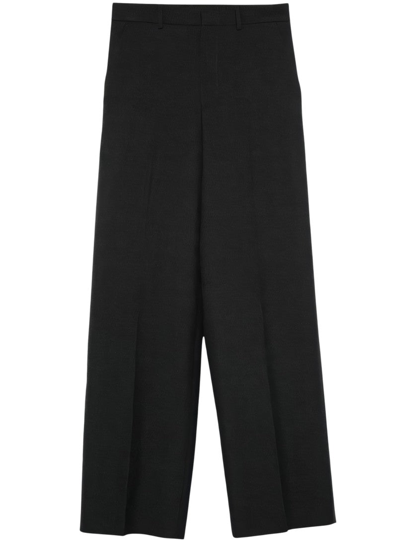 Gucci High-Waisted Tailored Suit Pants With Wide-Leg Silhouette