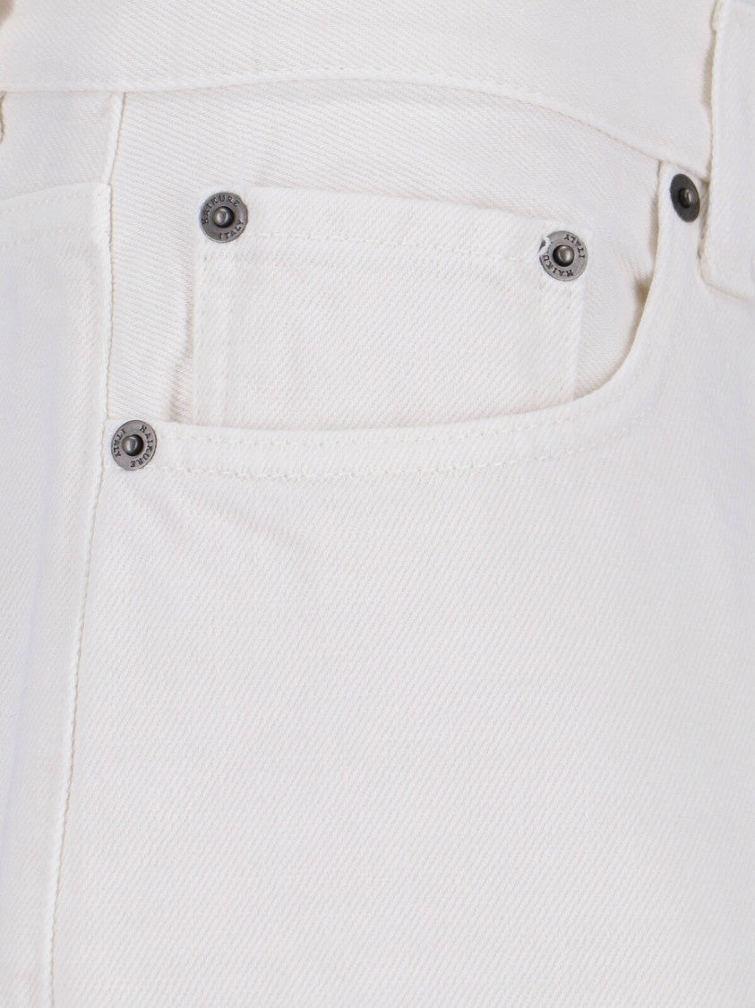 Haikure Wide-Leg Denim Pants With Classic Five-Pocket Design