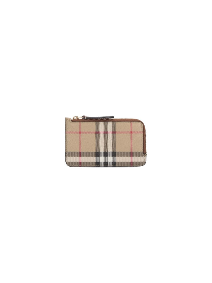 Burberry "Check" Wallet – Beige