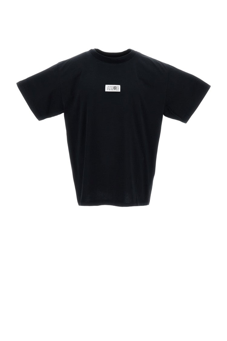 Mm6 By Maison Margiela Black Cotton Jersey T-Shirt