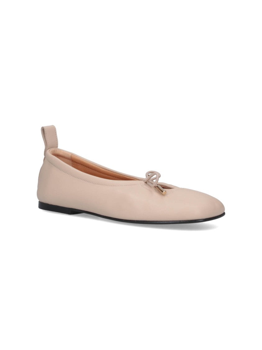 Alohas Pink Rosalind Goat Leather Flats