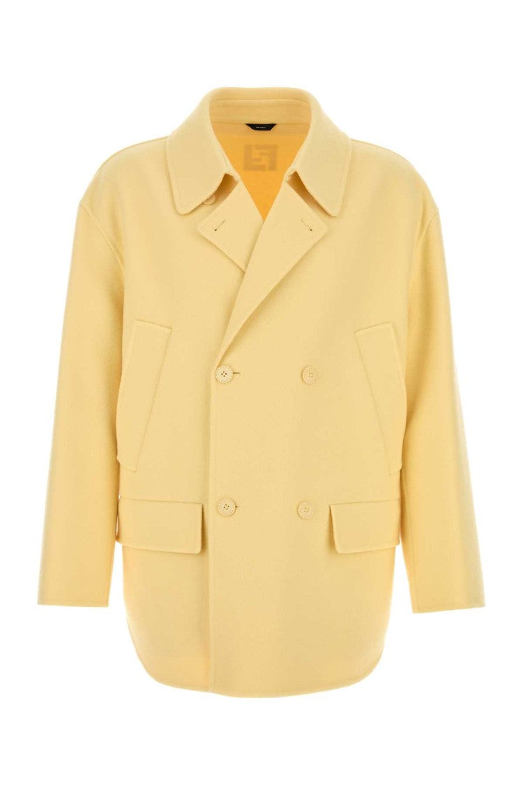 Fendi Yellow Flannel Blazer