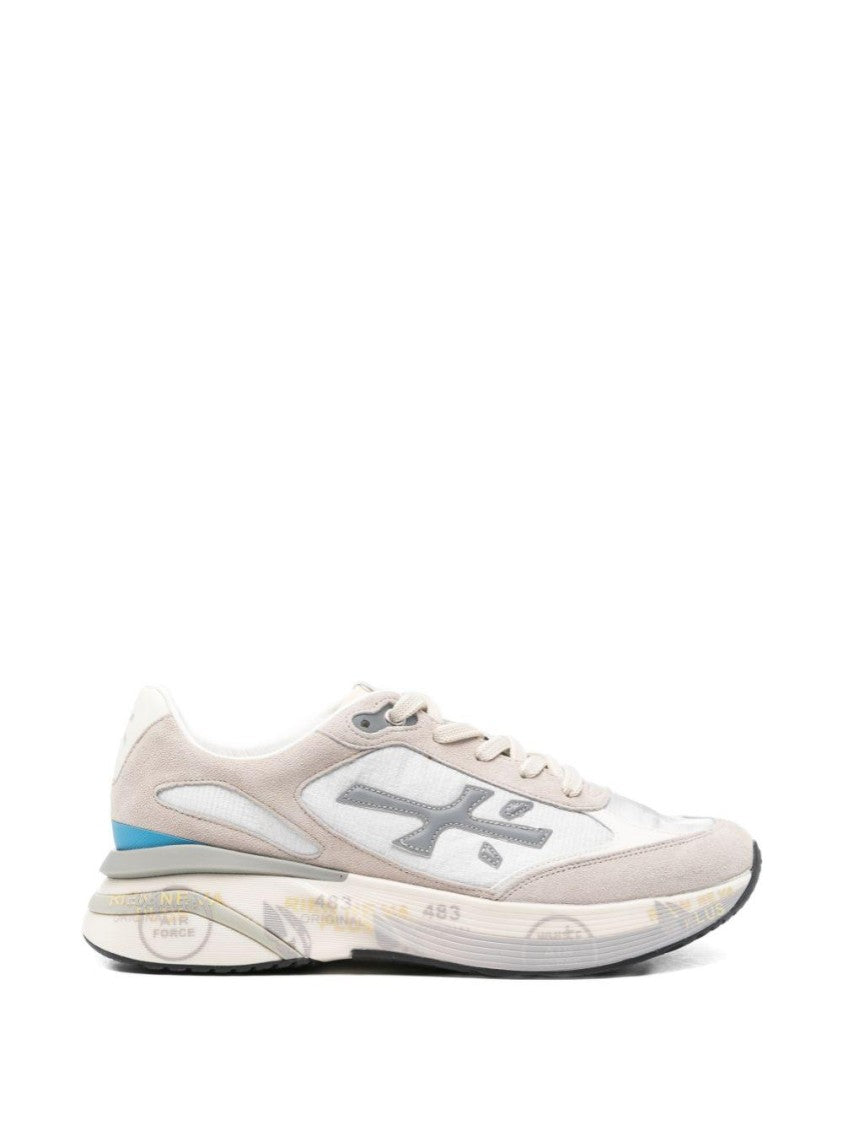 Premiata Technical Fabric Suede Sneakers