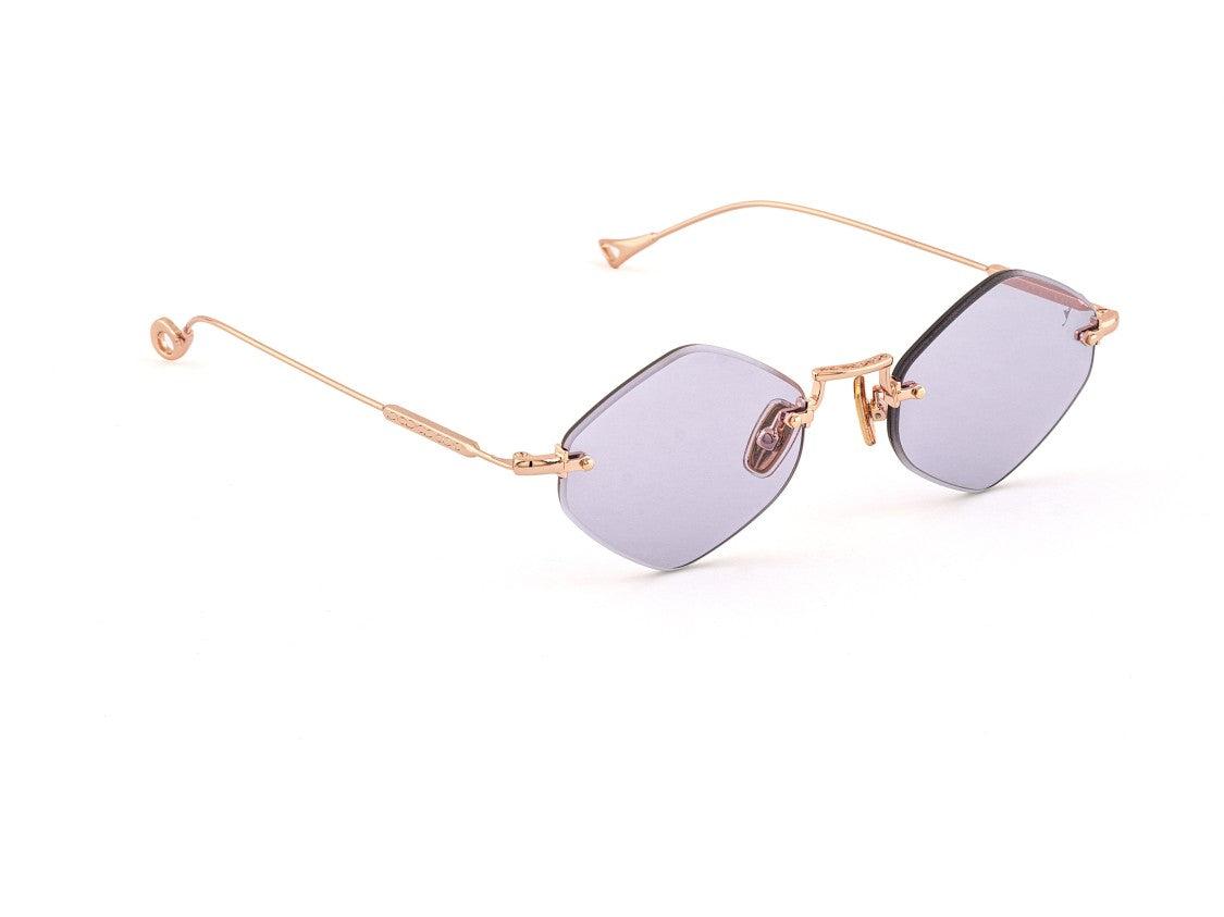Eyepetizer Gold Empire Metal Geometric Sunglasses