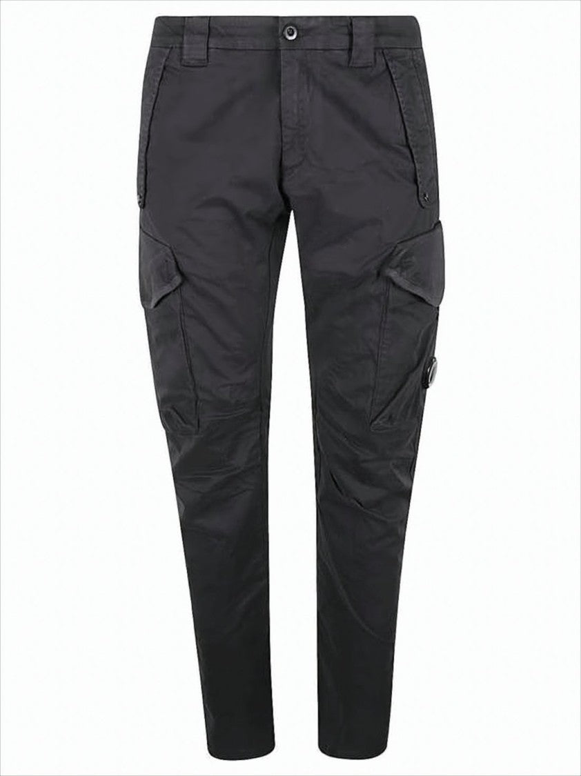 C.P. Company Slim Fit Cargo Pants With Multiple Pockets And Utilitarian Design