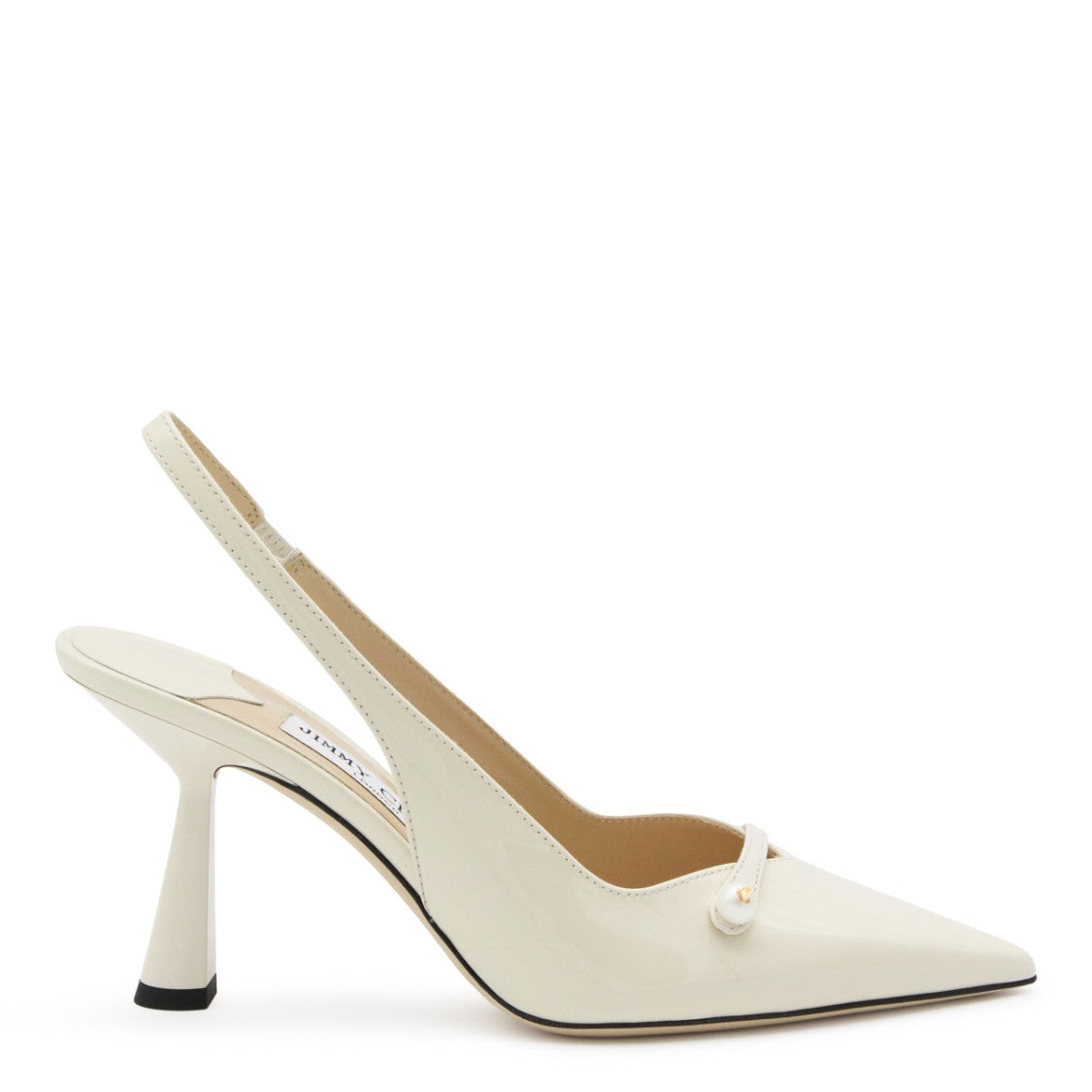 Jimmy Choo Leather Flared Pumps