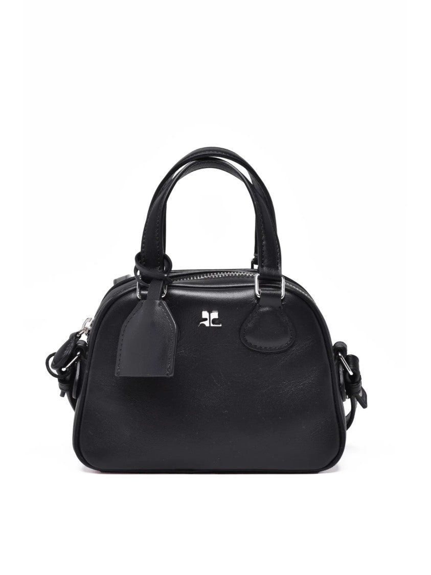 Courrèges Black Leather Pouch