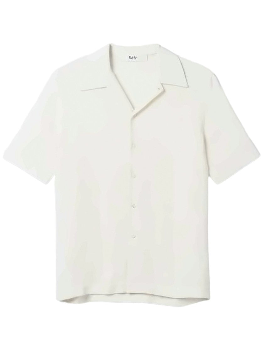 Séfr Short-Sleeved Classic Collar Shirt With Minimalist Design