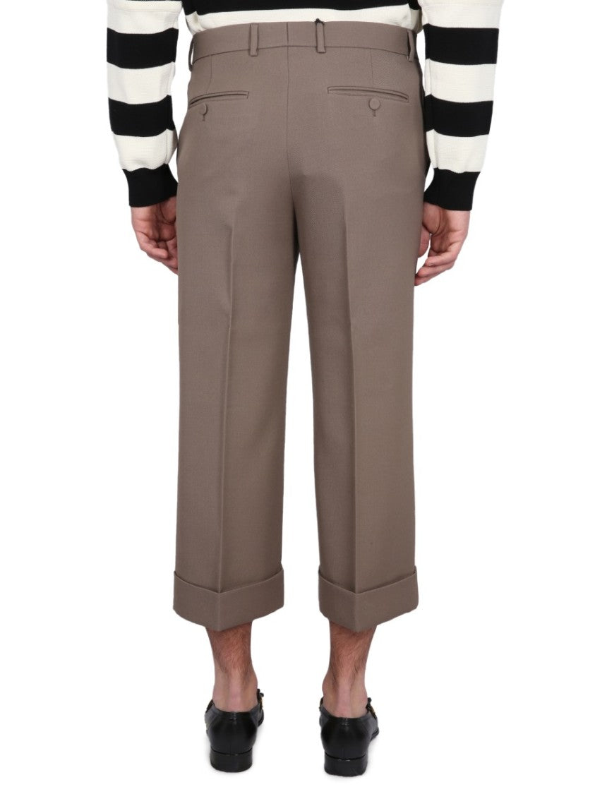 Gucci Textured Gabardine Shorts With Covered Finish