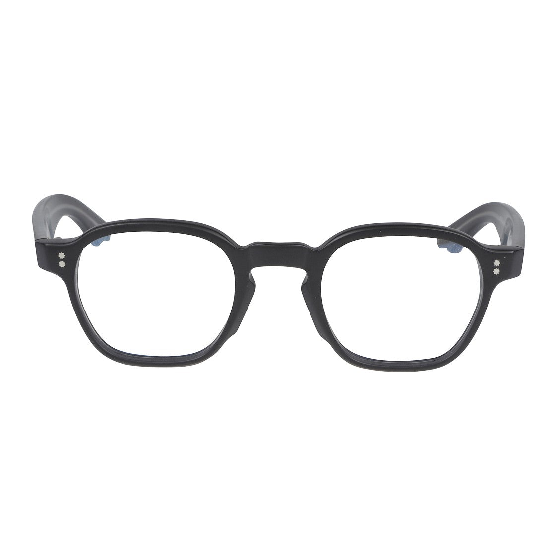 Kador K-Master Square-Frame Eyeglasses With Subtle Silver Rivets
