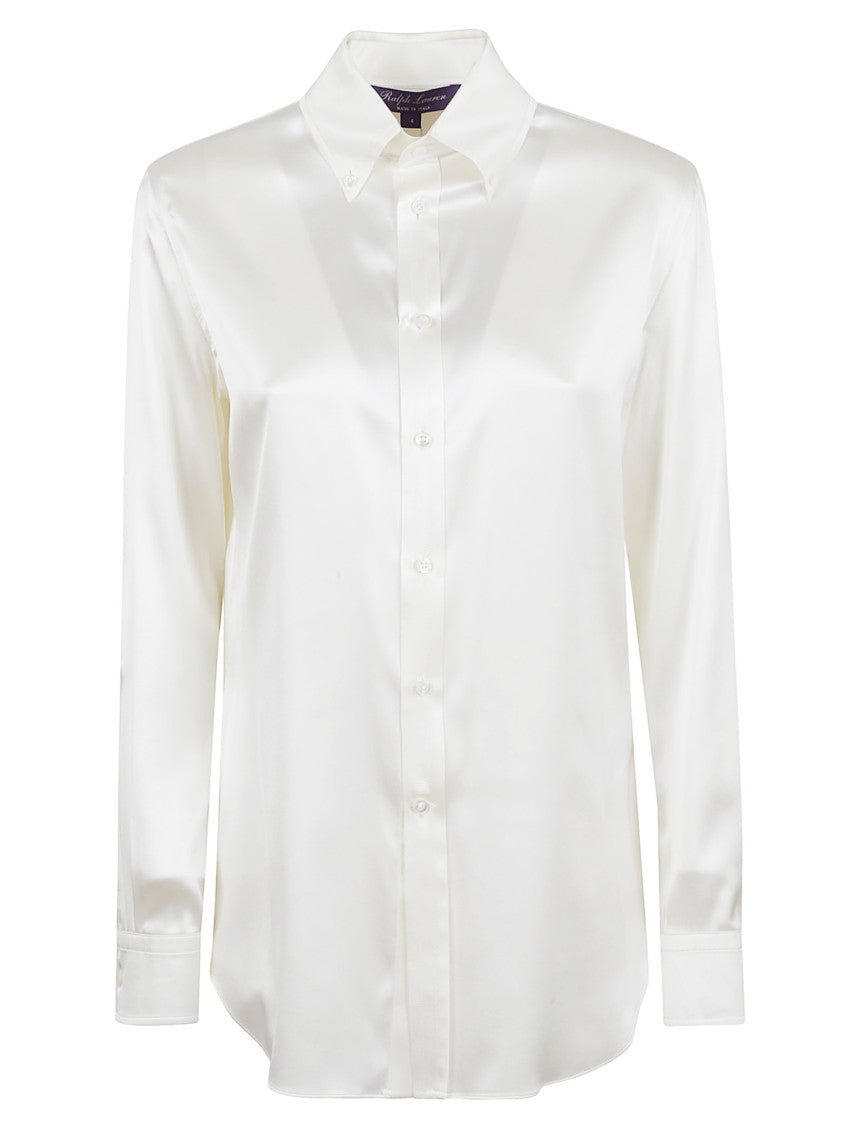Polo Ralph Lauren Silk Shirt With Classic Collar