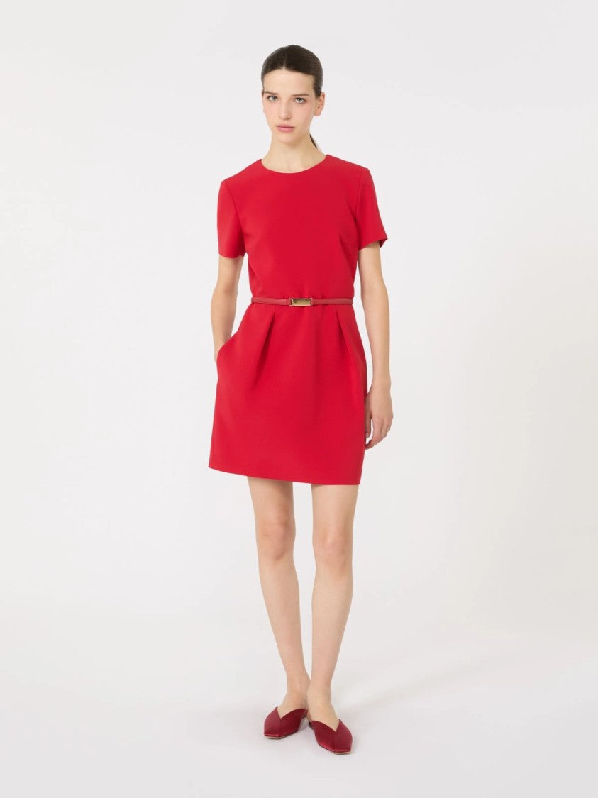 Max Mara Fluid Mini Dress With Fitted Waist