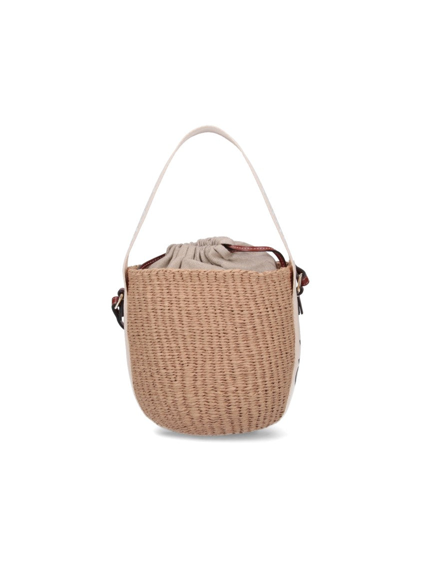 Chloé Beige Woody Small Fair Trade Bucket Bag