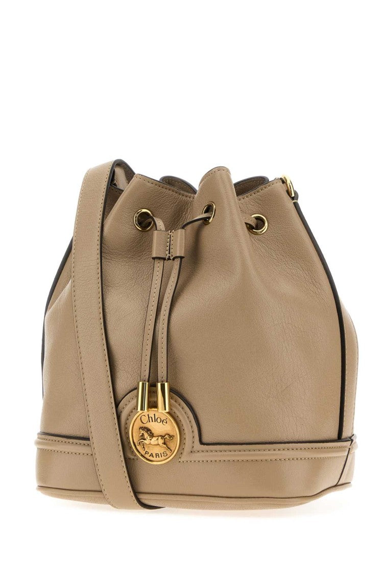 Chloé Cappuccino Leather Bucket Bag