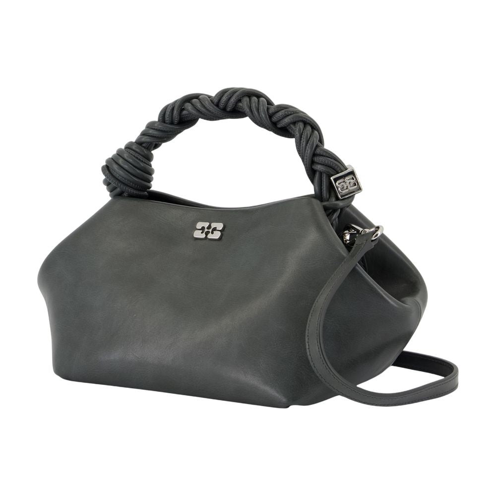 Ganni Bou Small Crossbody - Leather - Grey