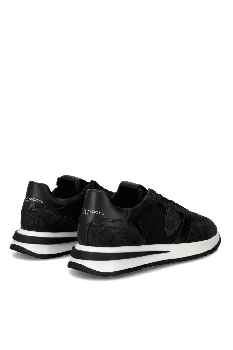Philippe Model Black Tropez 2.1 Suede Nylon Sneakers