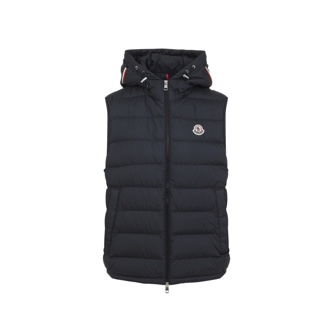 Moncler Quilted Down-Filled Waistcoat With Adjustable Hood