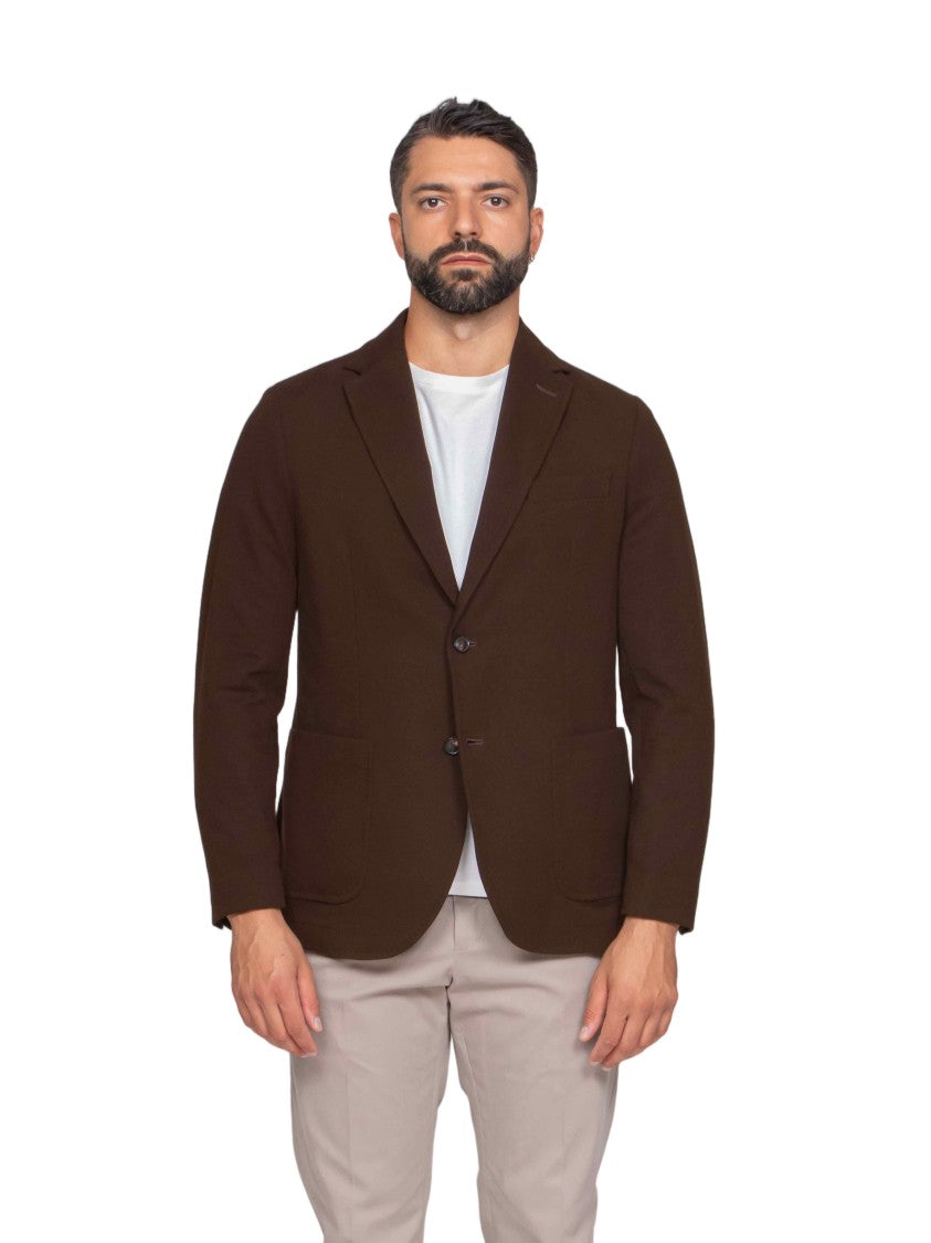 Circolo 1901 Fleece Jacket With Tailored Fit And Notch Lapels