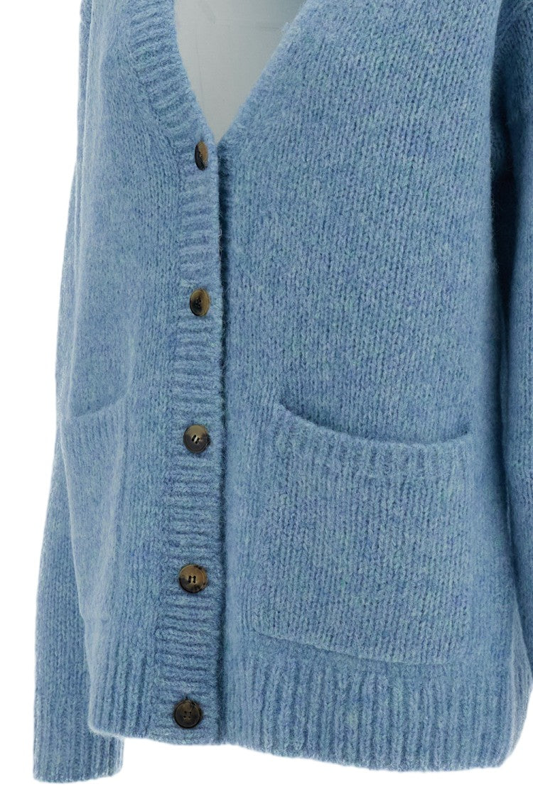 Dries Van Noten Tokas Cardigan In Alpaca And Merino Wool Blend