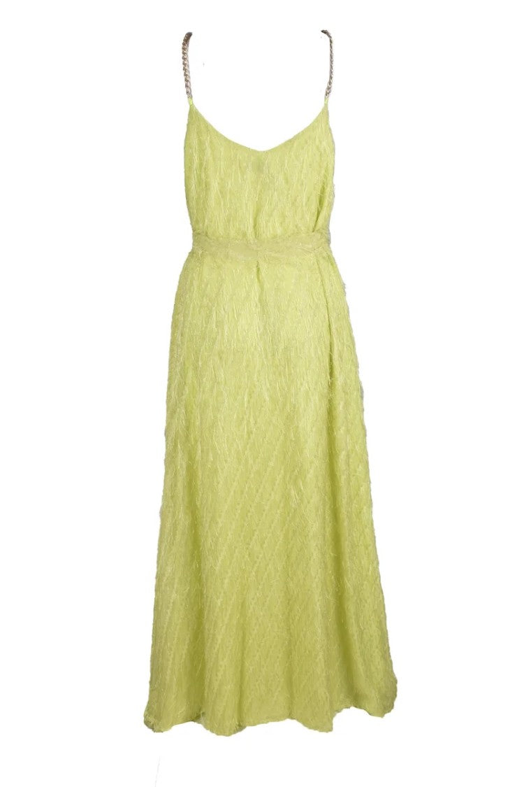 Feminista Green Long Dress
