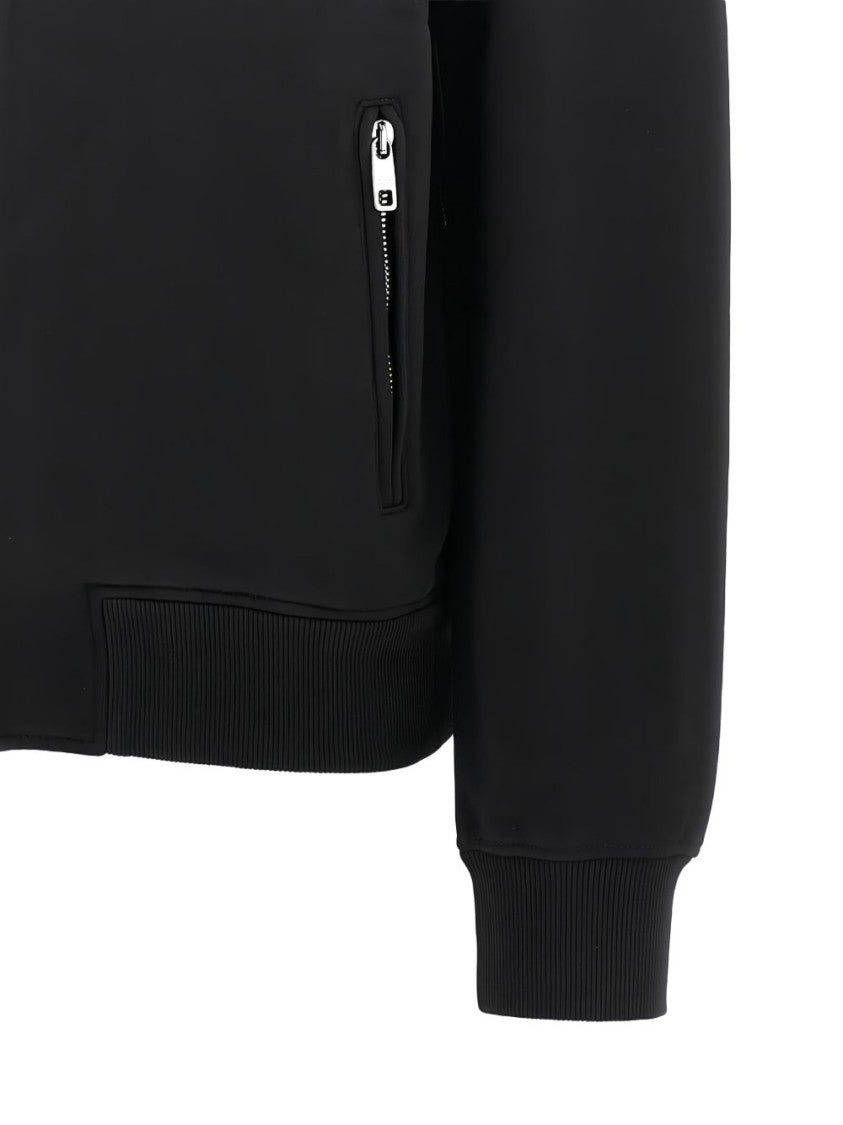 Dolce & Gabbana Black Minimalist Zippered Hoodie